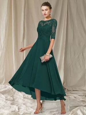 Hannah Women’s Lace Maxi Dress – Elegant Evening Gown for Weddings & Formal Events