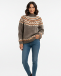 Yssa Women’s Icelandic Mohair Jumper – Nordic Knit Sweater with Relaxed Fit