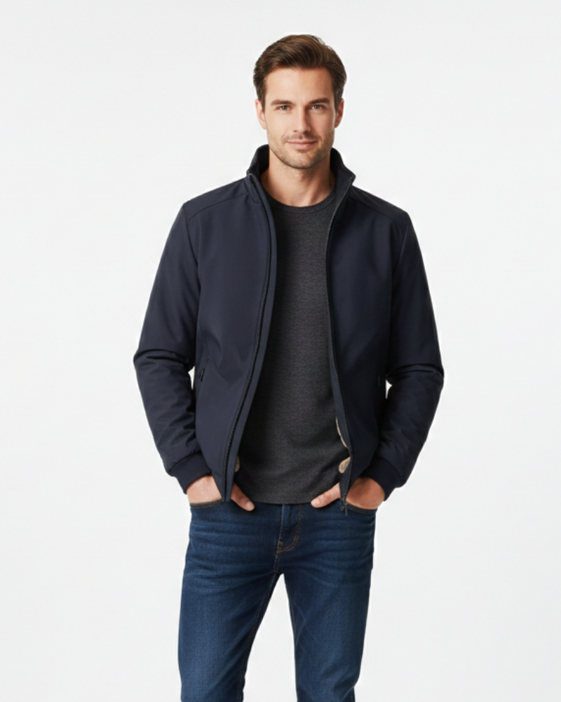 Declan Men’s Winter Jacket – Fleece-Lined Waterproof Coat for Warm Outdoor Comfort