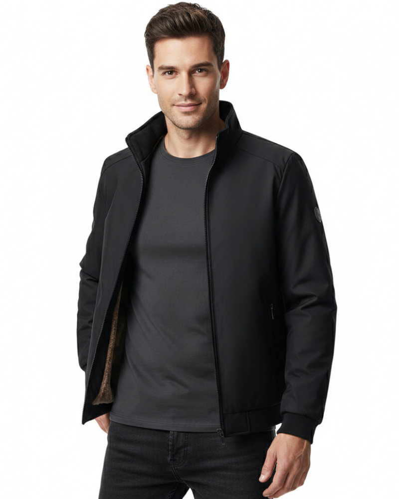 Declan Men’s Winter Jacket – Fleece-Lined Waterproof Coat for Warm Outdoor Comfort