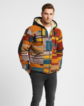 Jameson Men’s Patchwork Hoodie Vest – Soft Fleece Casual Gilet with Hood
