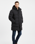 Arlo Men’s Long Puffer Coat – Insulated Winter Jacket with Hood & Thermal Warmth