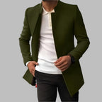Alain Men’s Wool Coat – Elegant Tailored Winter Overcoat with Modern Classic Fit