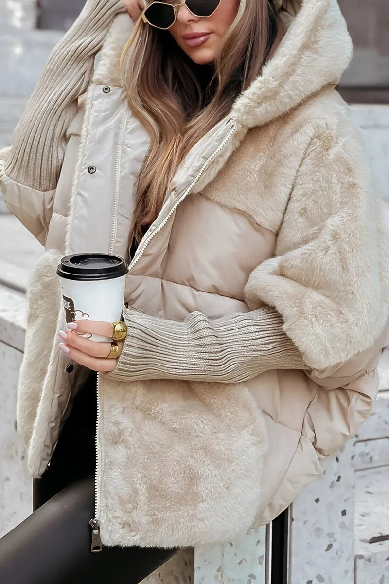 Amara Women’s Winter Jacket – Warm Multicolour Coat for Outdoor & Everyday Wear