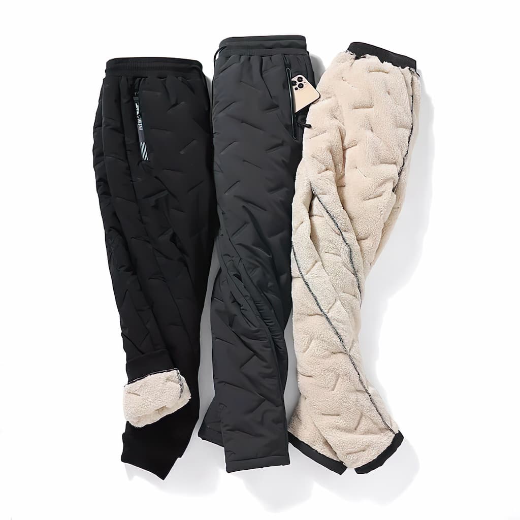 Leila Women’s Thermal Trousers – Waterproof Sherpa-Lined Winter Pants with Zip Pockets