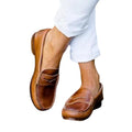 Gabriela Women’s Leather Loafers – Comfortable Slip-On Shoes with Flexible Sole