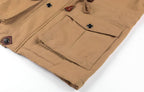 Logan Men’s Military Jacket – Waterproof Fleece-Lined Coat with Adjustable Fit