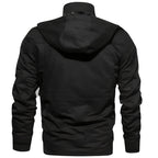 Logan Men’s Military Jacket – Waterproof Fleece-Lined Coat with Adjustable Fit