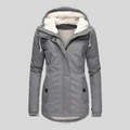 Celine Women’s Long Winter Parka – Faux Fur Lined Waterproof Coat with Hood