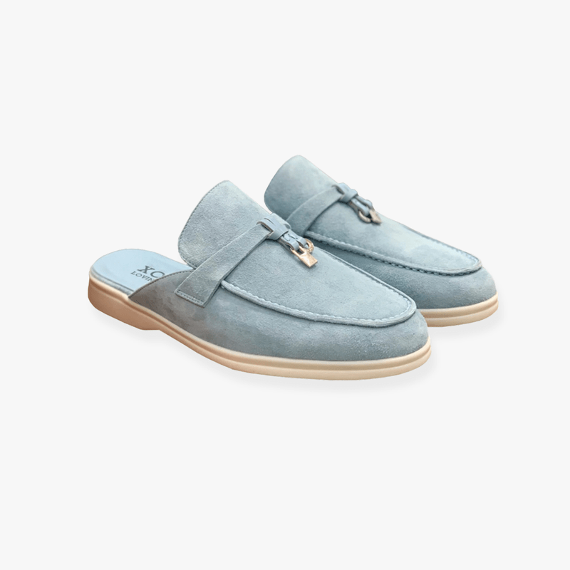 Emary Women’s Slip-On Mules – Minimalist Comfort Sandals with Buckle Detail