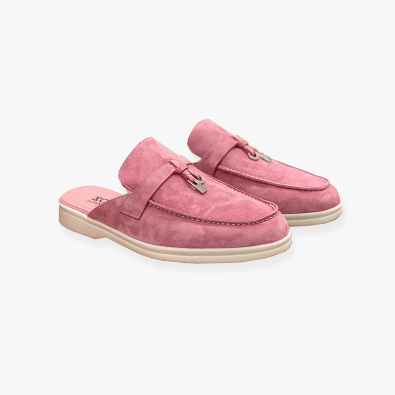 Emary Women’s Slip-On Mules – Minimalist Comfort Sandals with Buckle Detail