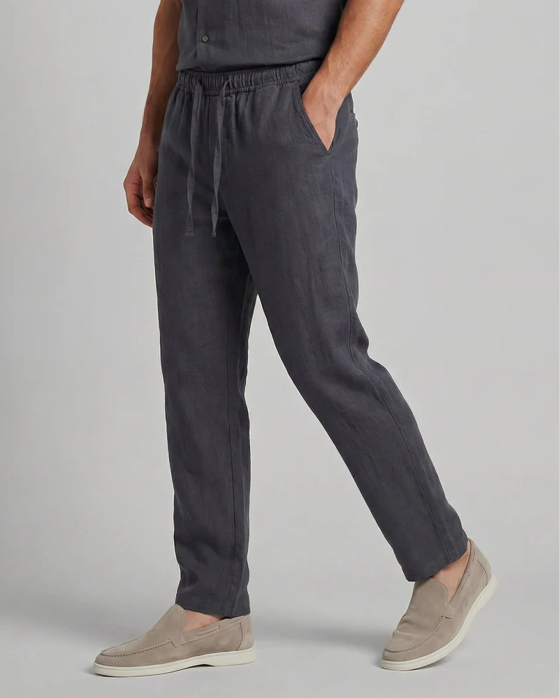 Sien Men’s Wide Leg Trousers – Lightweight Casual Pants for Warm Weather