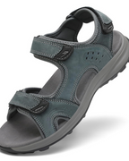 Logan Men's Hiking Sandals – Leather Open Toe Outdoor Sport Sandals