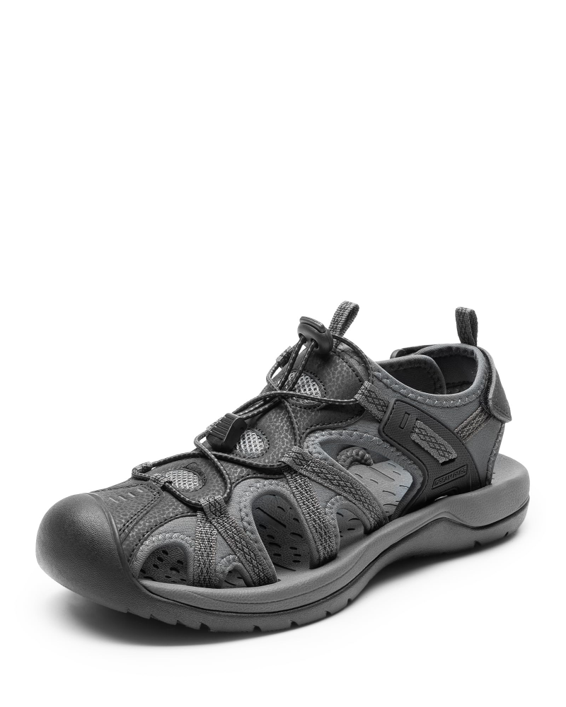 Allan Men's Sport Sandals – Closed Toe Breathable Hiking Outdoor Sandals