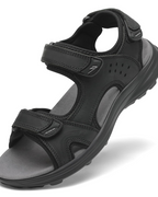 Logan Men's Hiking Sandals – Leather Open Toe Outdoor Sport Sandals
