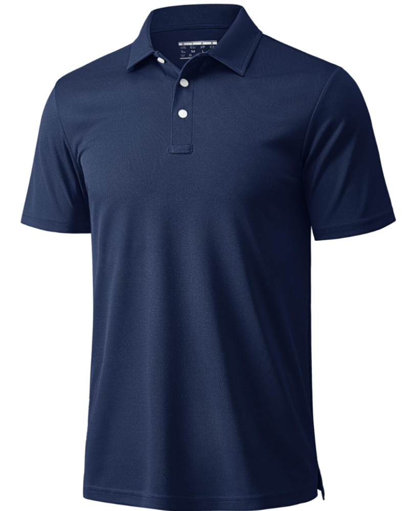 Logan Men's Performance Polo Shirt – Quick Dry Short Sleeve Golf & Work Polo