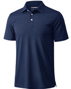 Logan Men's Performance Polo Shirt – Quick Dry Short Sleeve Golf & Work Polo