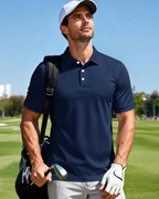 Logan Men's Performance Polo Shirt – Quick Dry Short Sleeve Golf & Work Polo