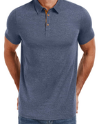 Ethan Men's Cotton Polo Shirt – Breathable Short Sleeve Golf Polo
