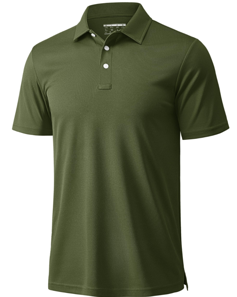 Logan Men's Performance Polo Shirt – Quick Dry Short Sleeve Golf & Work Polo