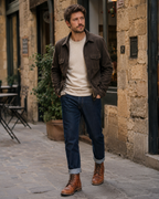 Leonard Men’s Leather Boots – Vintage Premium Ankle Boots with Durable Comfort