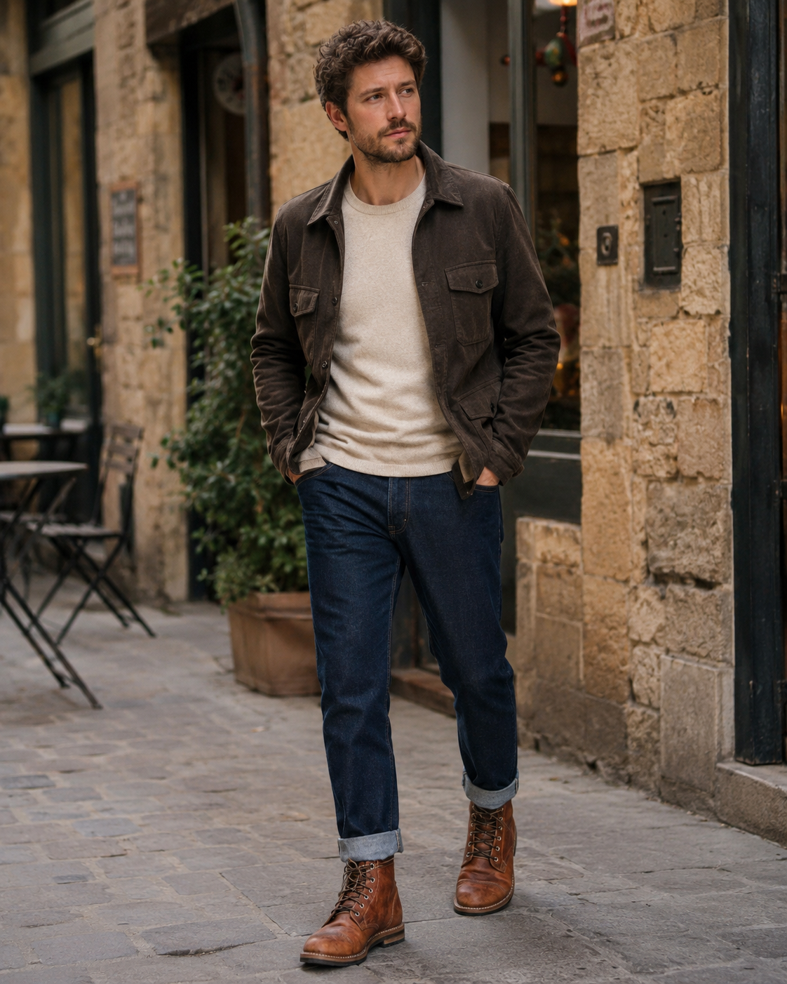 Leonard Men’s Leather Boots – Vintage Premium Ankle Boots with Durable Comfort