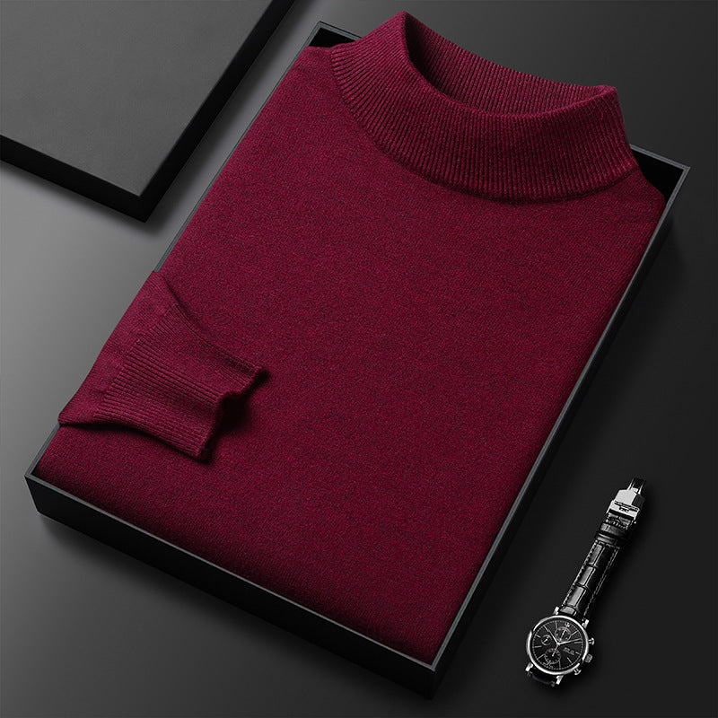 Ryan Men’s Knit Sweater – Warm Half-Zip Jumper with Soft Comfortable Fit
