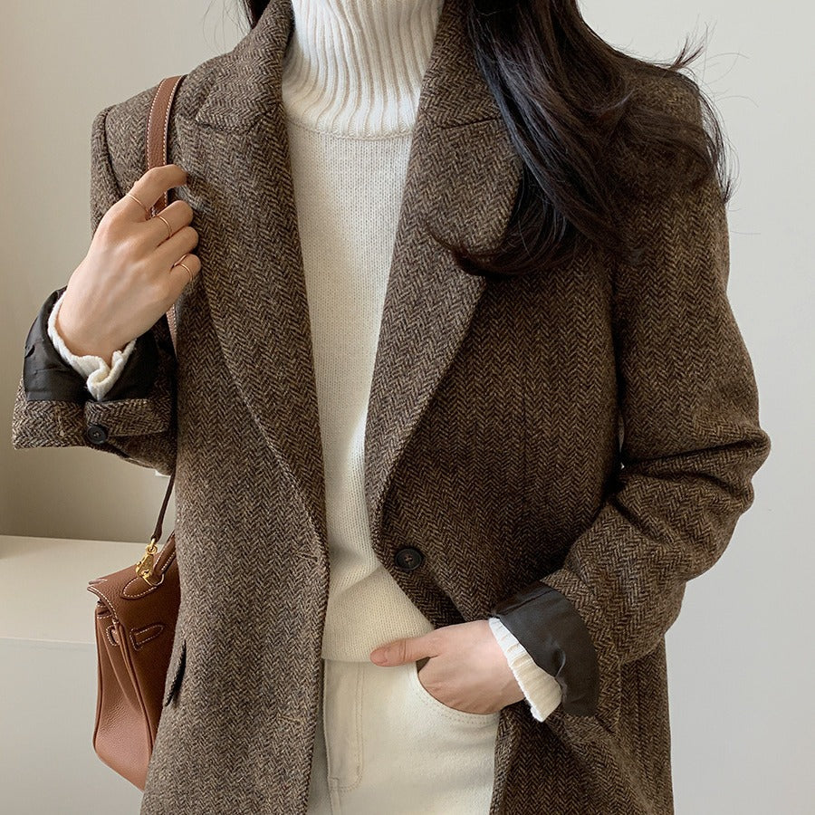 Kennedi Women’s Blazer Jacket – Elegant Classic Fit for Office & Casual Wear