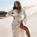 Persephone Women’s Boho Maxi Dress – Long Sleeve Flowy Dress with Relaxed Fit