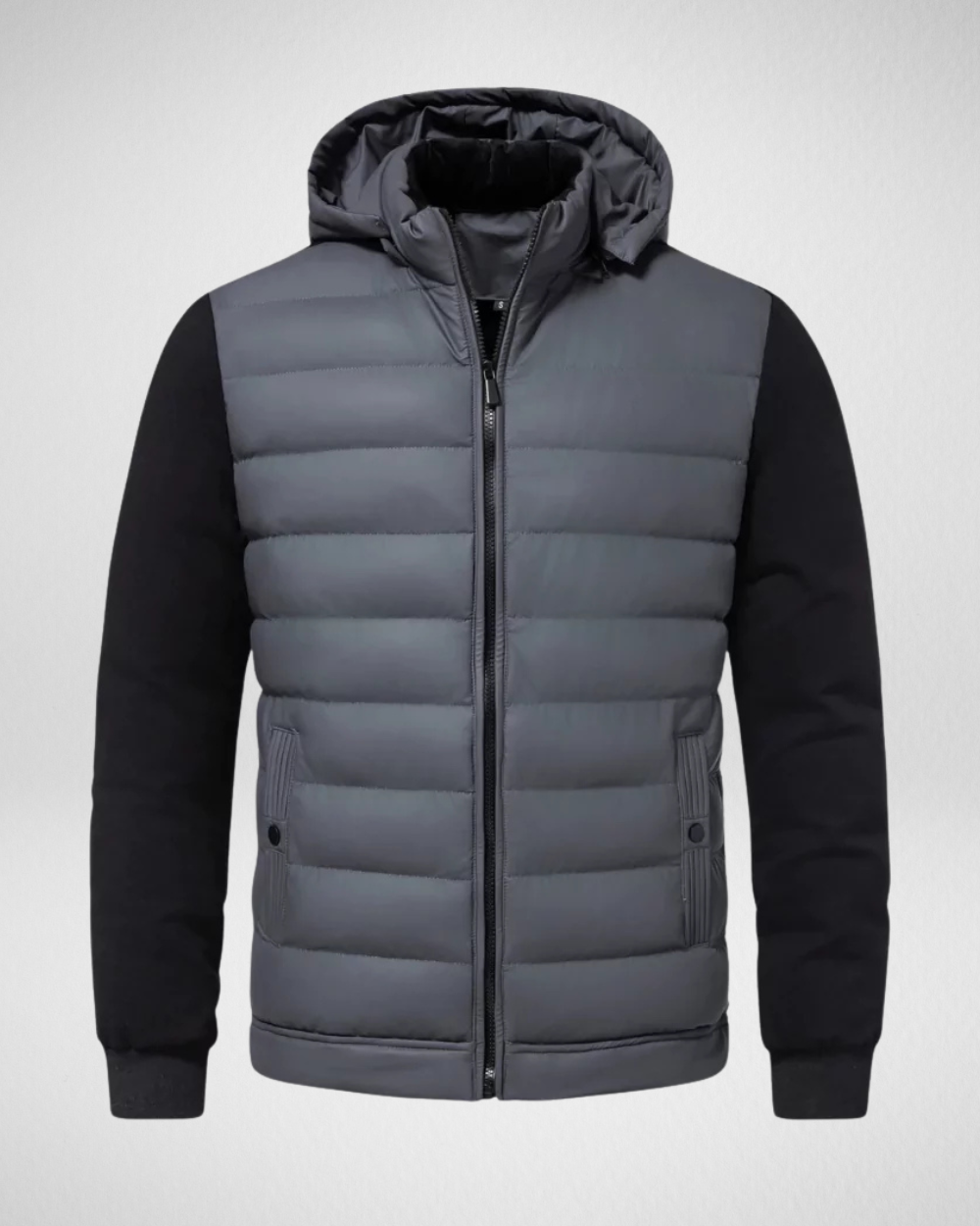 Benjamin Men’s Quilted Jacket – Lightweight Warm Zip-Up Coat for Autumn & Winter