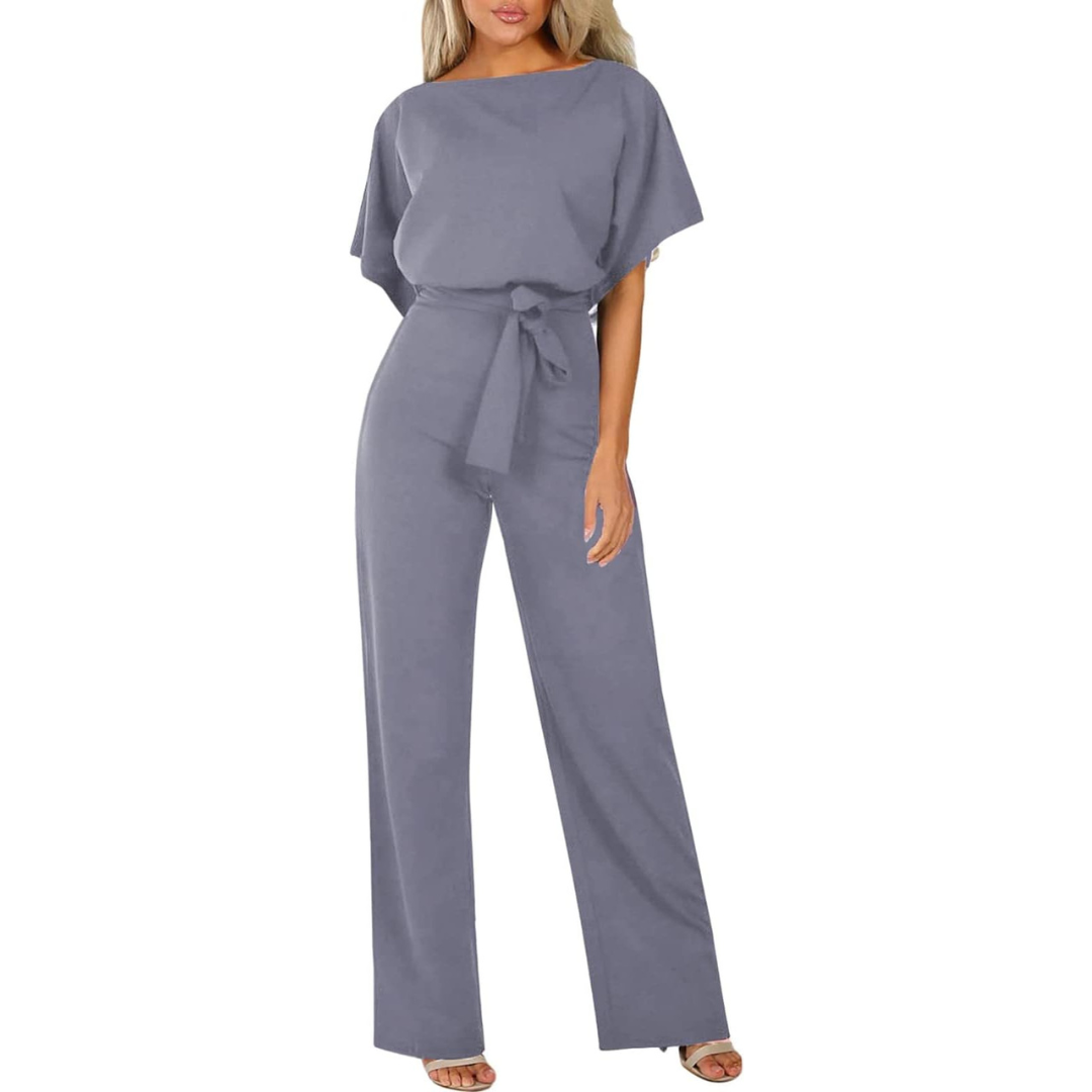Sophia Women’s Elegant Jumpsuit – Minimalist One-Piece with Comfortable Regular Fit