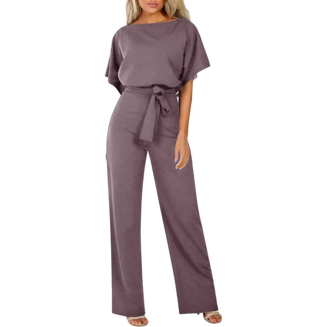 Sophia Women’s Elegant Jumpsuit – Minimalist One-Piece with Comfortable Regular Fit