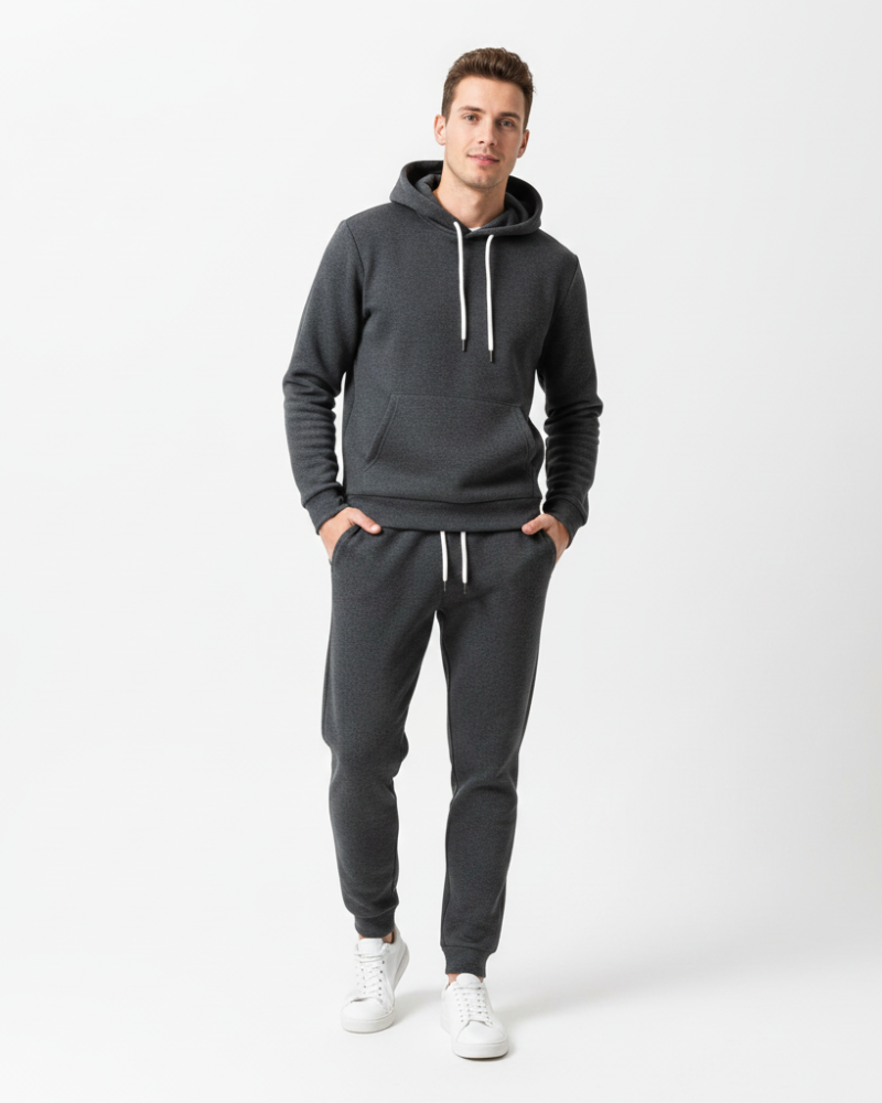 Henry Men’s Tracksuit Set – Casual Hoodie & Joggers Sportswear with Regular Fit