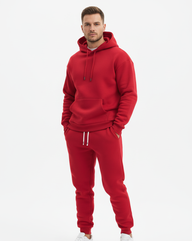 Henry Men’s Tracksuit Set – Casual Hoodie & Joggers Sportswear with Regular Fit