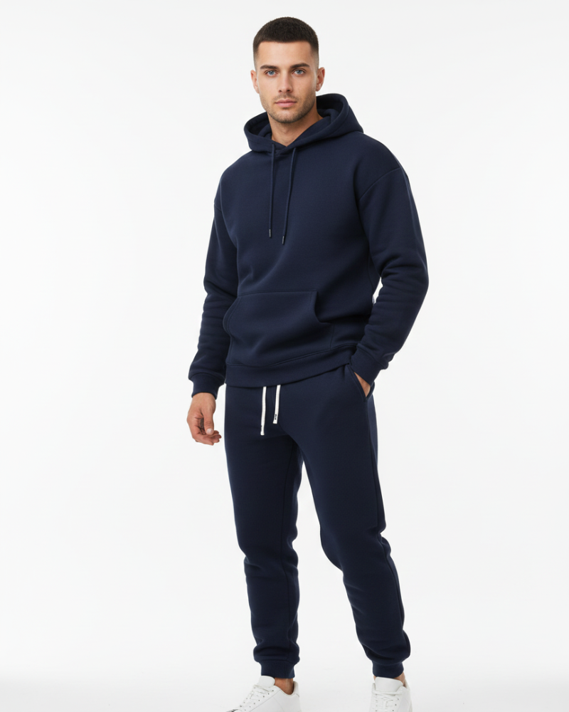 Henry Men’s Tracksuit Set – Casual Hoodie & Joggers Sportswear with Regular Fit