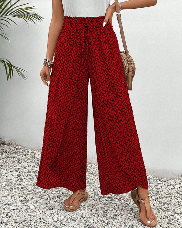 Henriette Women’s High-Waist Wide Leg Trousers – Elegant Comfortable Flared Pants
