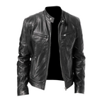 David Men’s Leather Jacket – Premium Genuine Leather Coat with Timeless Smart Fit