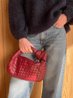 Sophia Women’s Mini Woven Bag – Elegant Handwoven Crossbody Bag for Daily & Evening Use