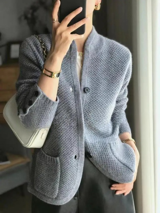 Lucille Women’s Cashmere Cardigan – Soft Button-Up Knitwear with Elegant Fit