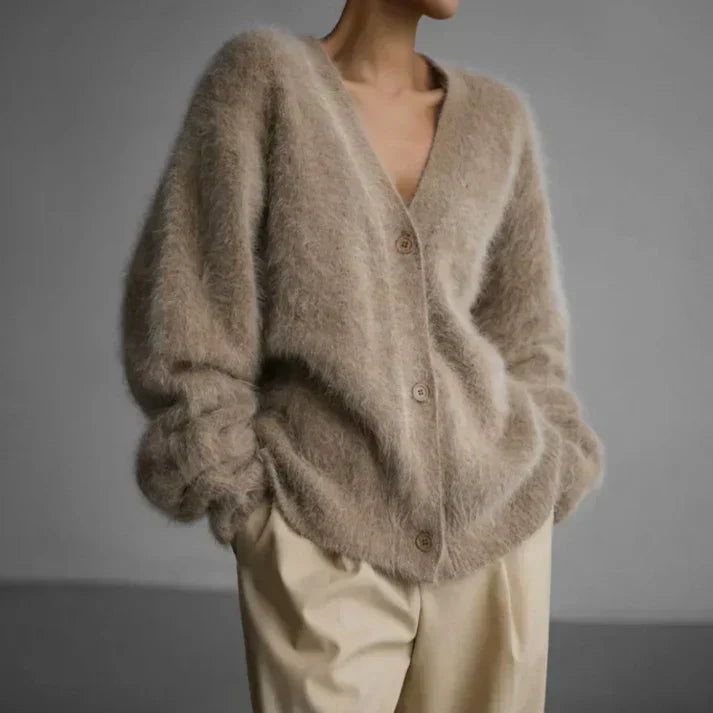 Ella Women’s Cashmere Sweater – Soft Oversized Knit Jumper with Elegant Fit
