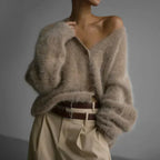 Ella Women’s Cashmere Sweater – Soft Oversized Knit Jumper with Elegant Fit