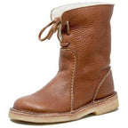 Emersyn Women’s Winter Boots – Waterproof Heated Boots with Wool Lining & Stable Heel