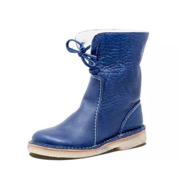 Emersyn Women’s Winter Boots – Waterproof Heated Boots with Wool Lining & Stable Heel