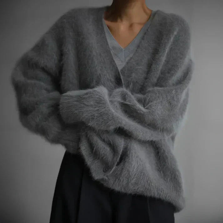 Ella Women’s Cashmere Sweater – Soft Oversized Knit Jumper with Elegant Fit