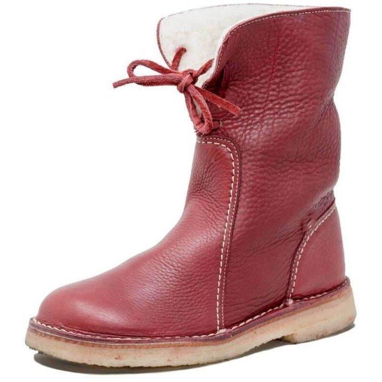 Emersyn Women’s Winter Boots – Waterproof Heated Boots with Wool Lining & Stable Heel