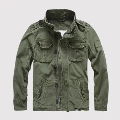 Emmanuel Men’s Casual Jacket – Lightweight Long Sleeve Coat with Functional Pockets
