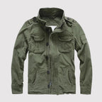 Emmanuel Men’s Casual Jacket – Lightweight Long Sleeve Coat with Functional Pockets