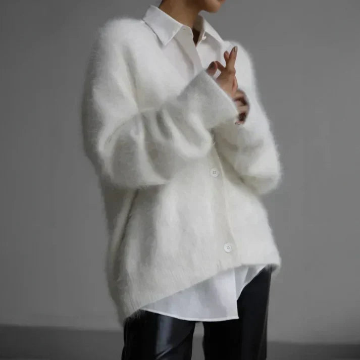 Ella Women’s Cashmere Sweater – Soft Oversized Knit Jumper with Elegant Fit