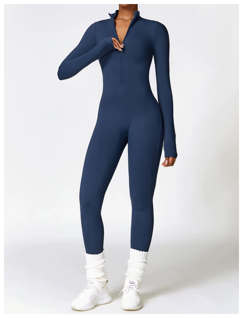 Eya Women’s Winter Jumpsuit – Fleece-Lined Thermal One Piece with Stretch Fit