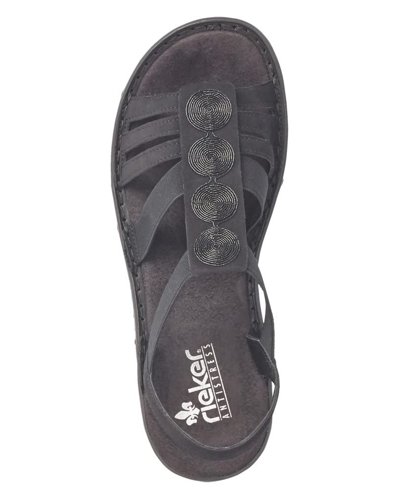 Marlowe Women’s Strappy Sandals – Faux Leather Soft Insole Summer Shoes